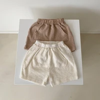 toddler baby girl shorts summer boy casual solid thin short pants for infants cotton soft loose kids clothes girls costumes