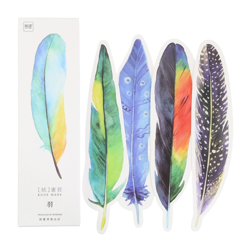 

Feather Bookmarks For Books To Pay Tribute To Birds In Natural Memory Students Cute Stationery Read Book Marks Teacher Gift