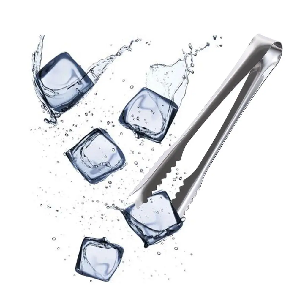 

Stainless Steel 15cm Sugar Kitchen Tool Serving Food BBQ Clip Ice Cube Tongs Barbecue Clamp Party Bar Accessories