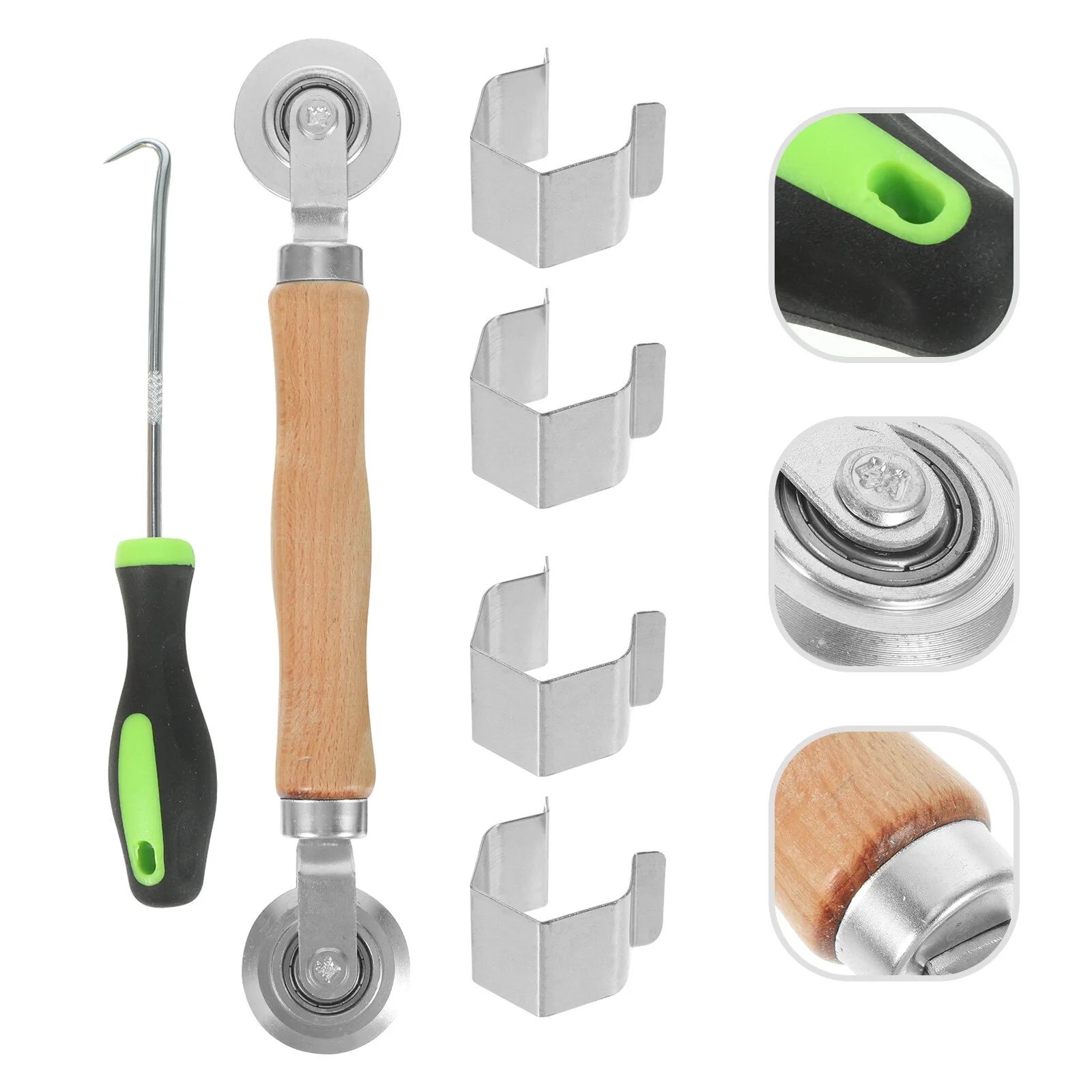 

Repair Tool Hitch Kit Window Screen Installation Roller Accessories Tools Clips Stainless Steel