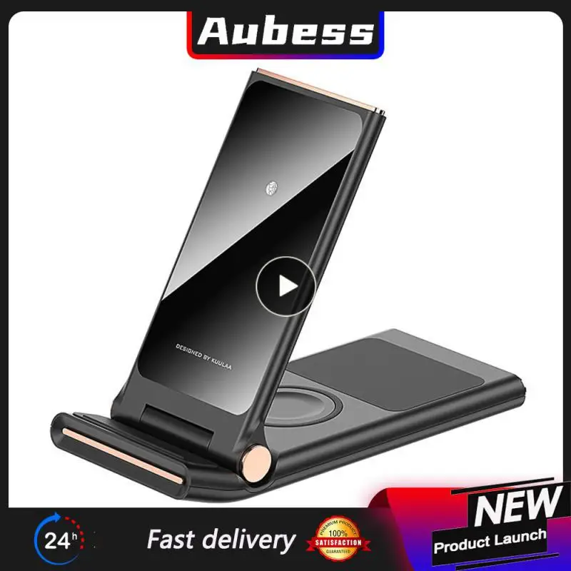 

1/2/3PCS Fast Charging Wireless Charger Stand For Travel Quick Charging Dock Station Phone Holder Type-c Multifunctional