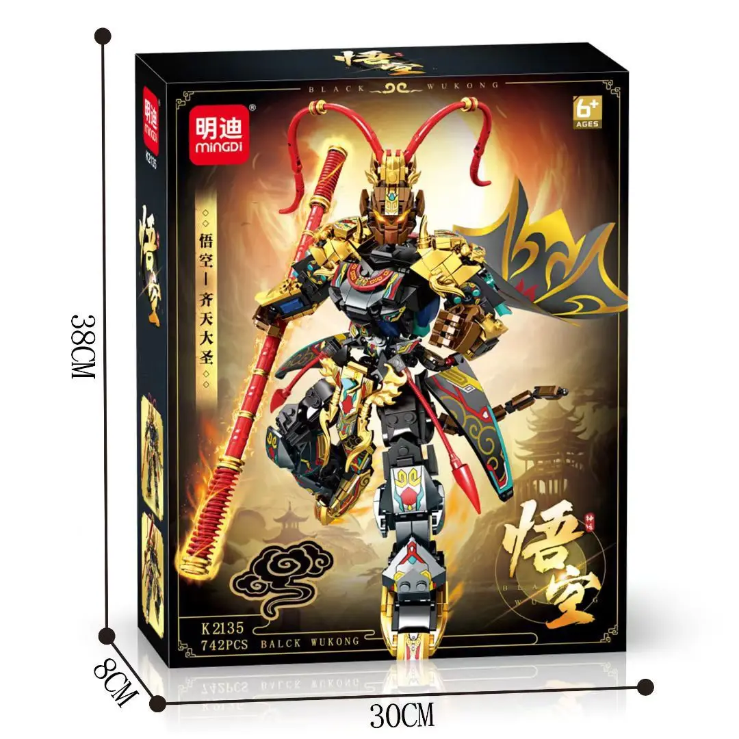 1265 шт. набор строительных блоков Wukong для взрослых