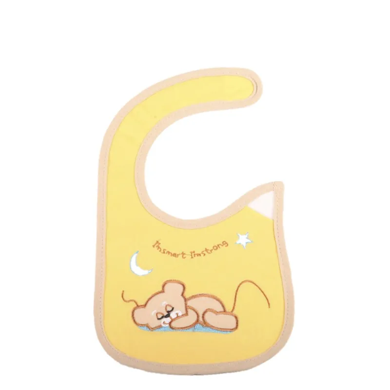 Детские слюнявчики 10 шт. хлопок милый мультяшный рисунок водонепроницаемый для