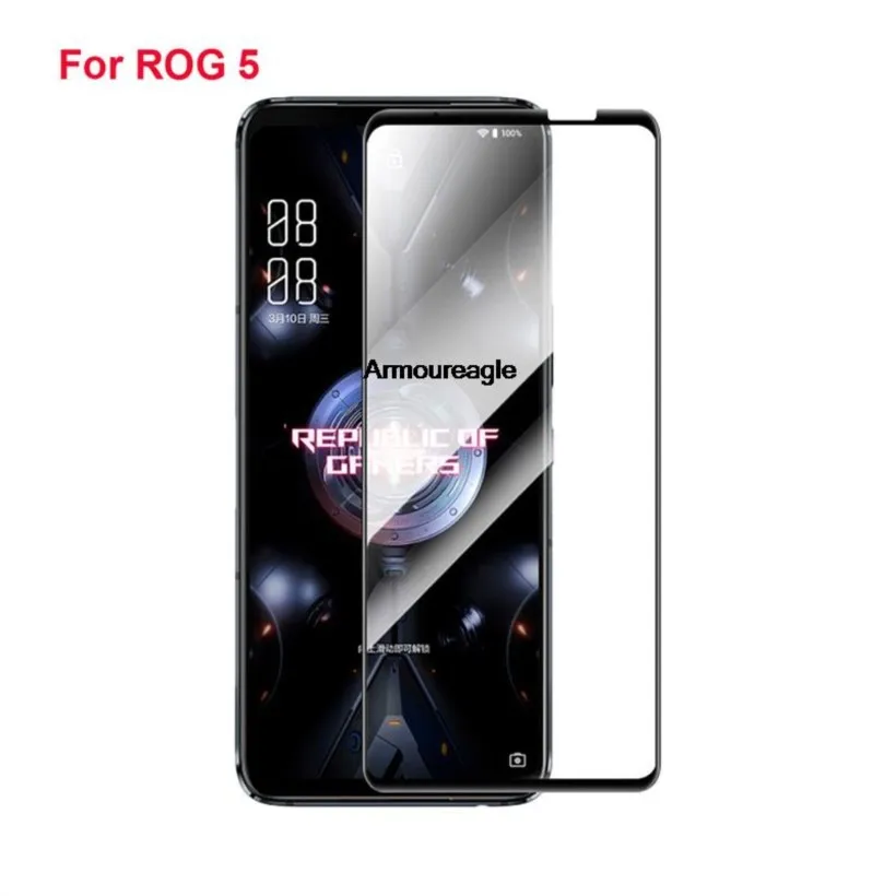 

3d full glue tempered glass for asus rog phone 5 5g zs673ks full cover 9h film screen protector on for asus rog phone 5s 5s pro