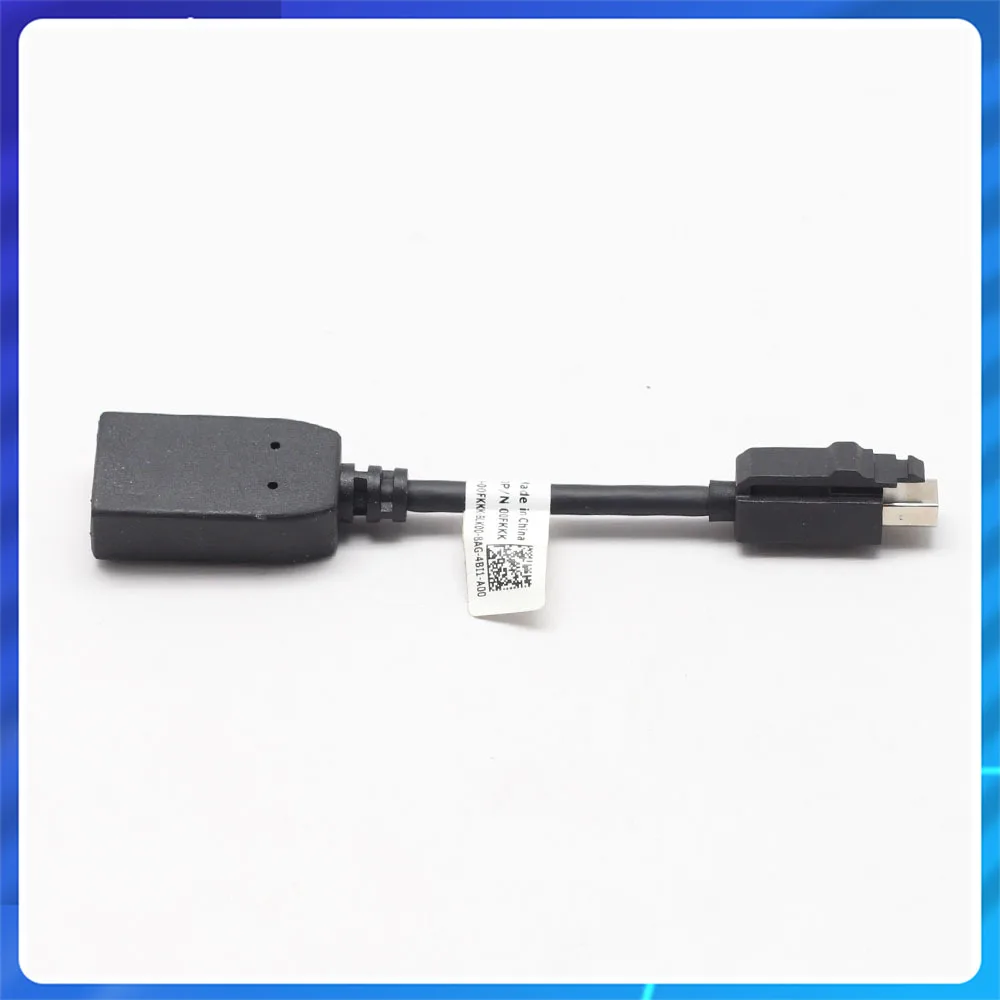 

New Original FOR Dell Display Port To Mini Display Port with Clip 00FKKK 0FKKK Mini Display To Female Display Port Adapter Cable