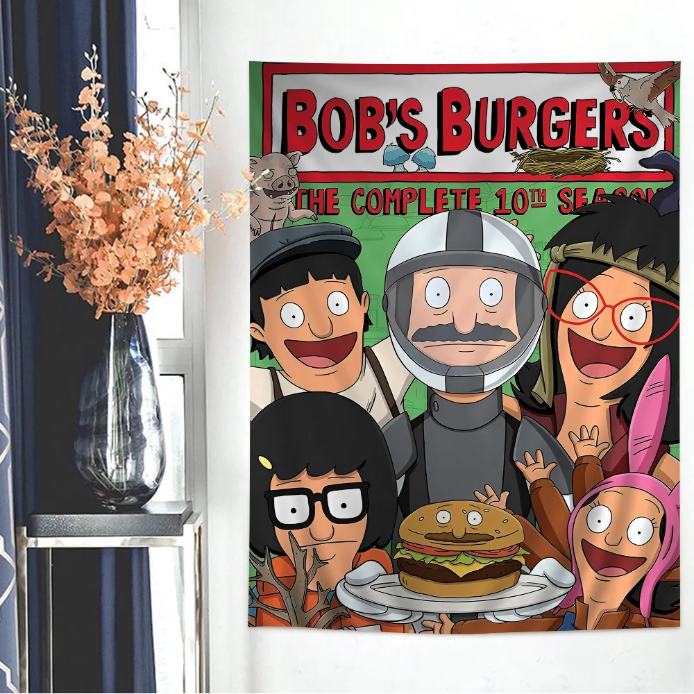 Настенный гобелен с героями мультфильмов B-Burgers подвесной настенный Таро хиппи