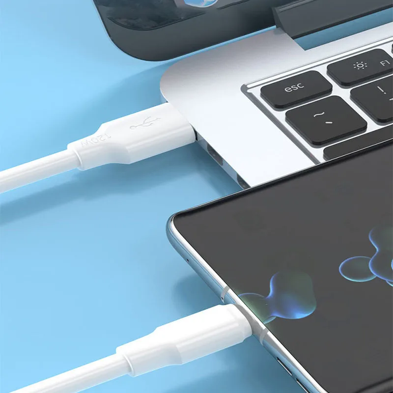 Супербыстрый USB-кабель с разъемом USB Type-C для Huawei Mate 40 50 Xiaomi 11 10 Pro OPPO R17 кабель