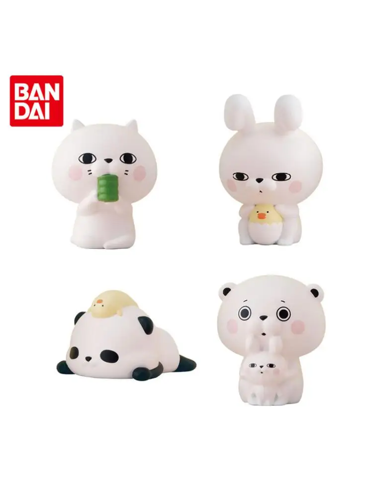 

Оригинальная кукла Gashapon Yosistamp из мягкой резиновой серии Usamaru, милые Аниме фигурки, коллекционные модели, игрушки для детей