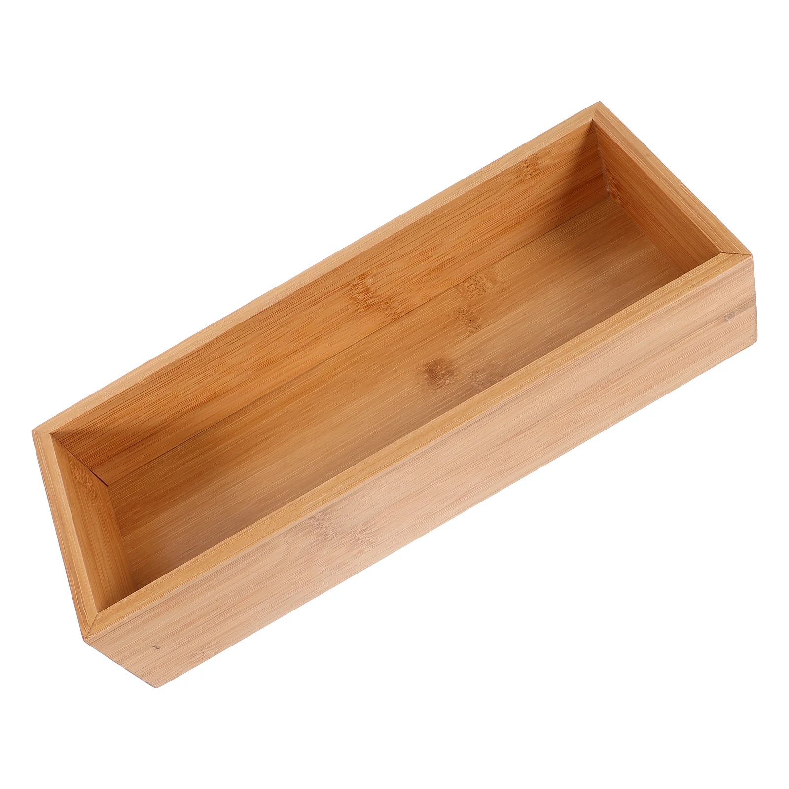 

Wooden Bamboo Drawer Organizer Storage Box Tray for Kitchen Drawers Cabinet Utensil Storage Holder