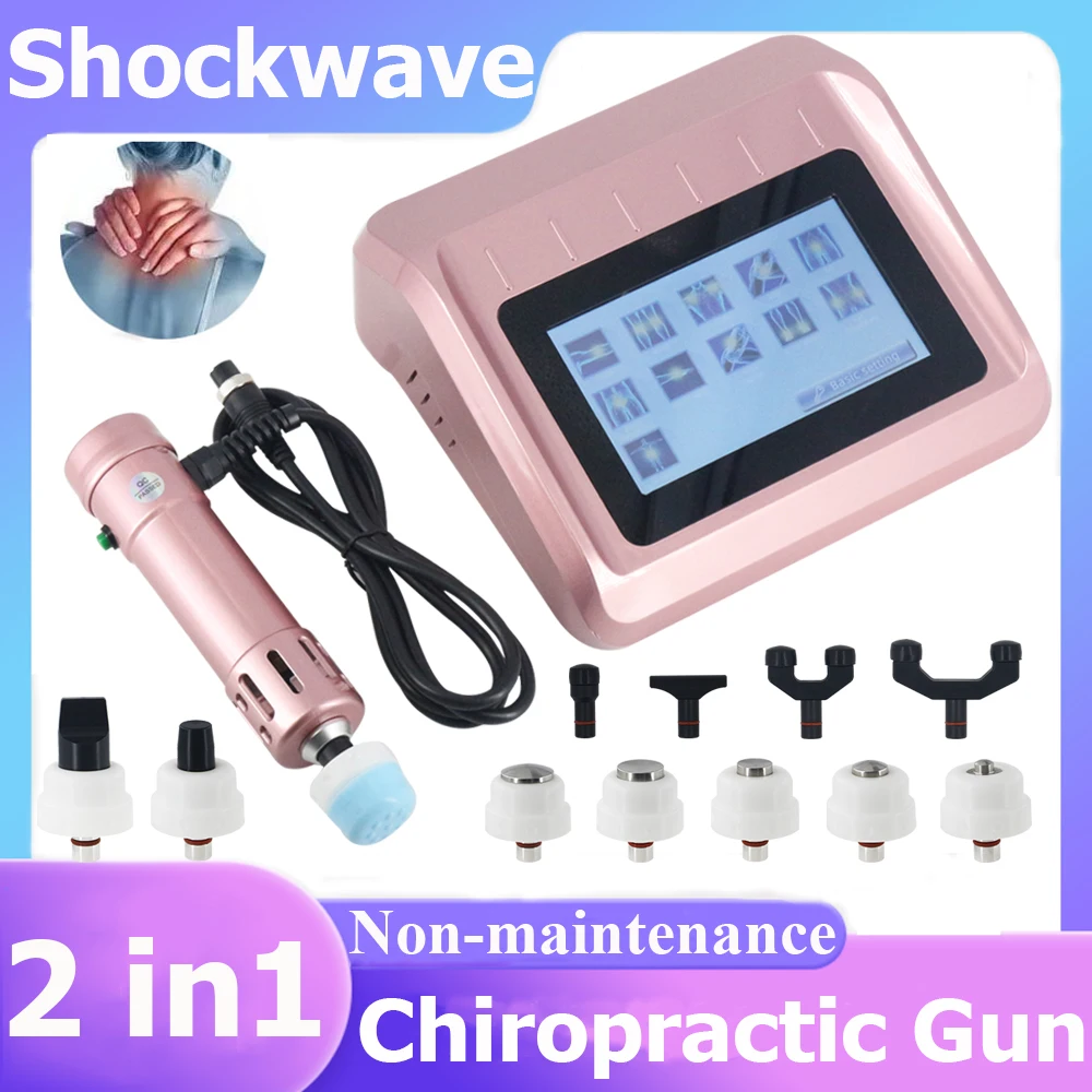 

2023 Shockwave Therapy Machine with 11 Heads Portable Shock Wave Pain Physiotherapy Equipment Body Relax Erectile Dysfunction