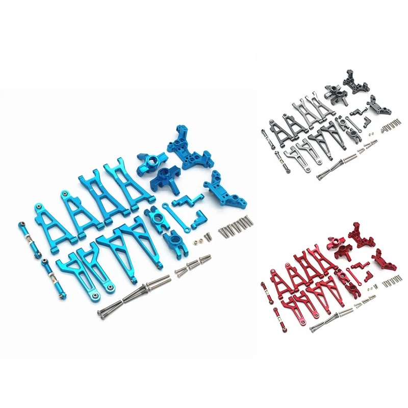 

Metal Suspension Arm Steering Block Set For MJX Hyper Go 16207 16208 16209 16210 H16 1/16 RC Car Upgrade Parts Kit