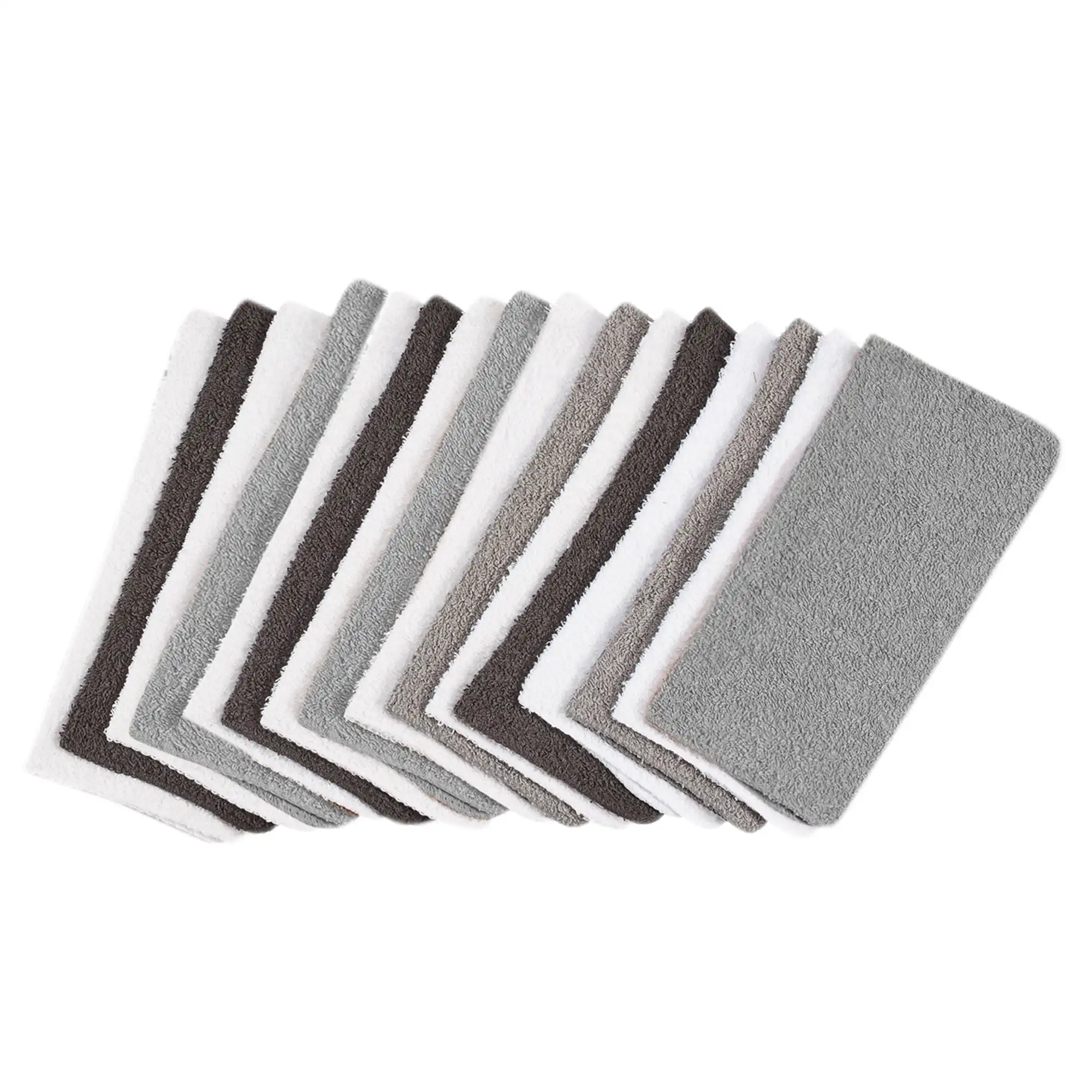 

18-Pack Washcloth Bundle, Grey Multi towel