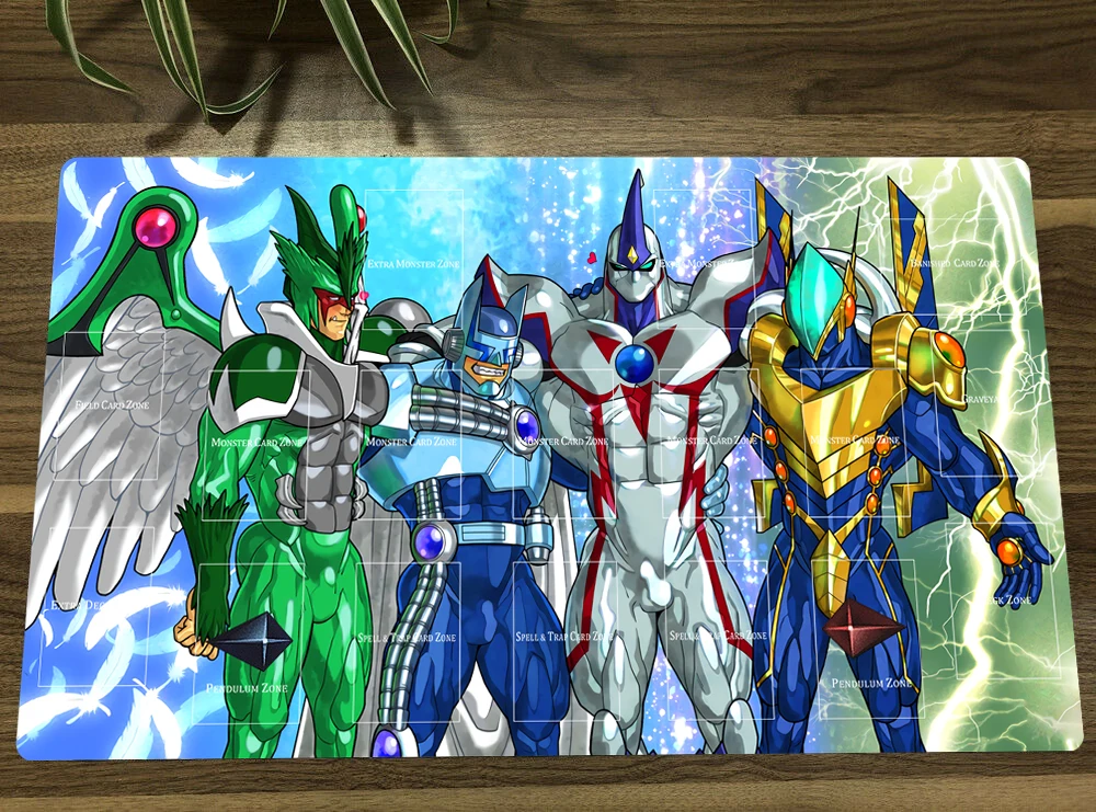 

Коврик YuGiOh GX для игры в торговые карты, резиновый нескользящий коврик для мыши, 60 х35 см