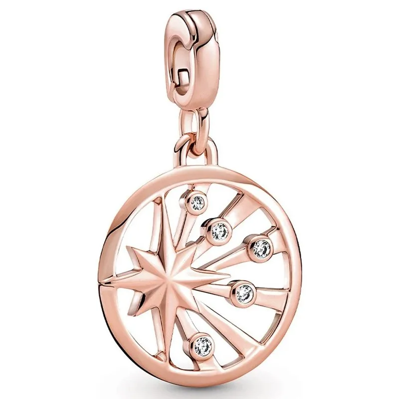 

Original ME Rays of Life Medallion Dangle Beads Charm Fit Pan Women 925 Sterling Silver Europe Bracelet Bangle Diy Jewelry