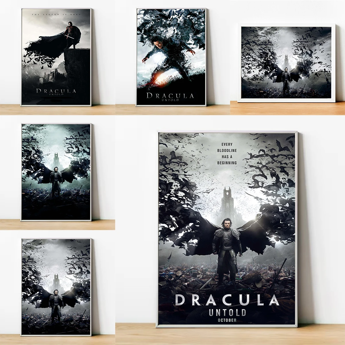 

Dracula Untold Movie Poster Wall Decoration Poster Decorative Painting for Bed Room Decor Painting on Canvas Interior Paintings