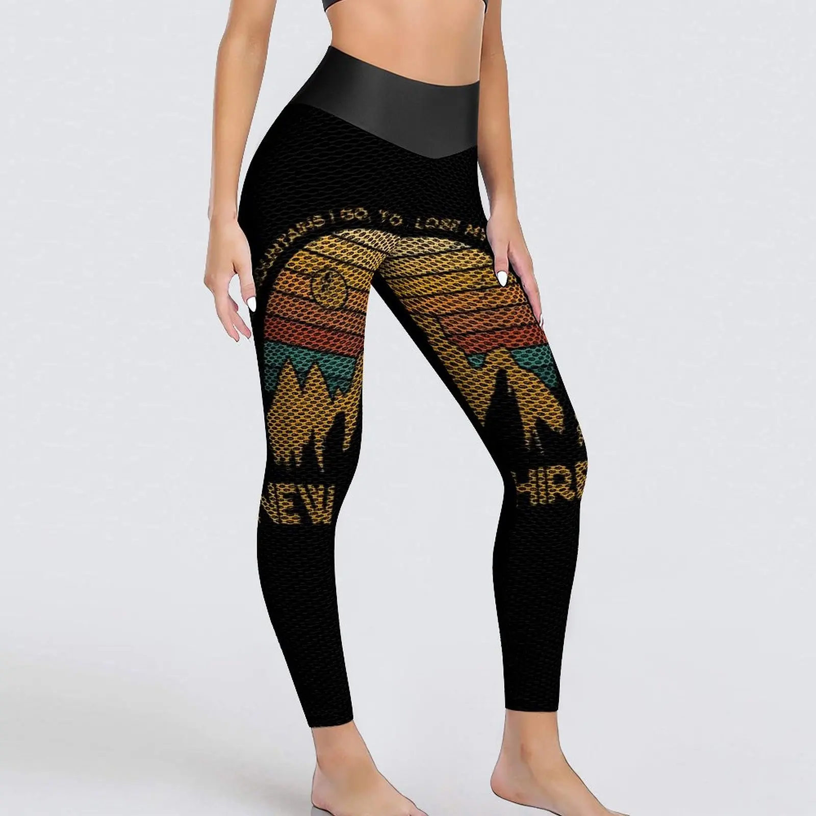 

Into The Mountains Leggings I Go New Hampshire Souvenir Running Yoga Pants Fashion Leggins Sexy Seamless Design Sports Tights