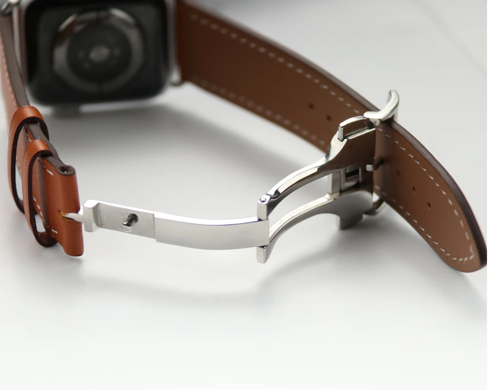 Bracelet for Apple Watch Ultra Band 8 7 6 5 4 3 SE Genuine Leather Correa Apple Watch Strap 49 45 41 44 40 42 38 for iWatch Blet