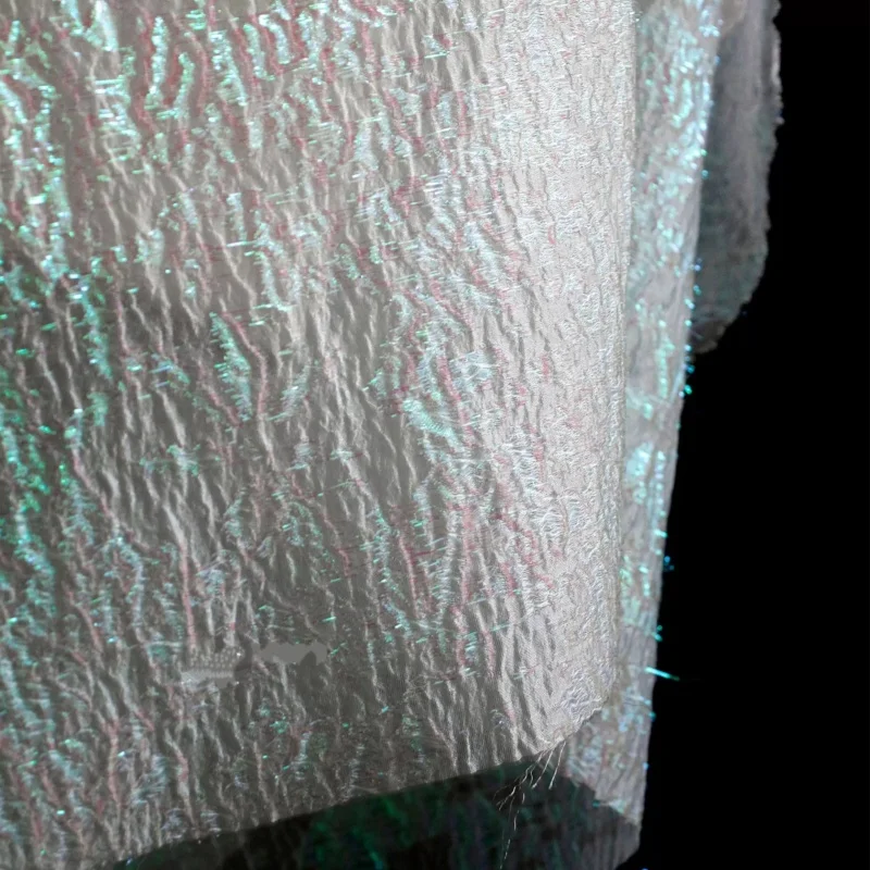 Фото Ткань Dream Color Shiny с 3D-текстурой и плиссировкой для китайской одежды, декораций для сцены, модных украшений и поделок своими руками №2