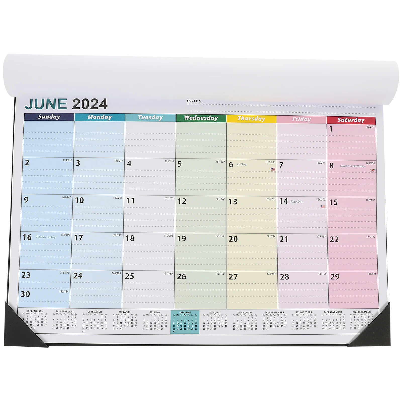 

2024 Wall Wall Calendar Year Household Daily Sturdy Monthly Home Room Hanging 2023-2024