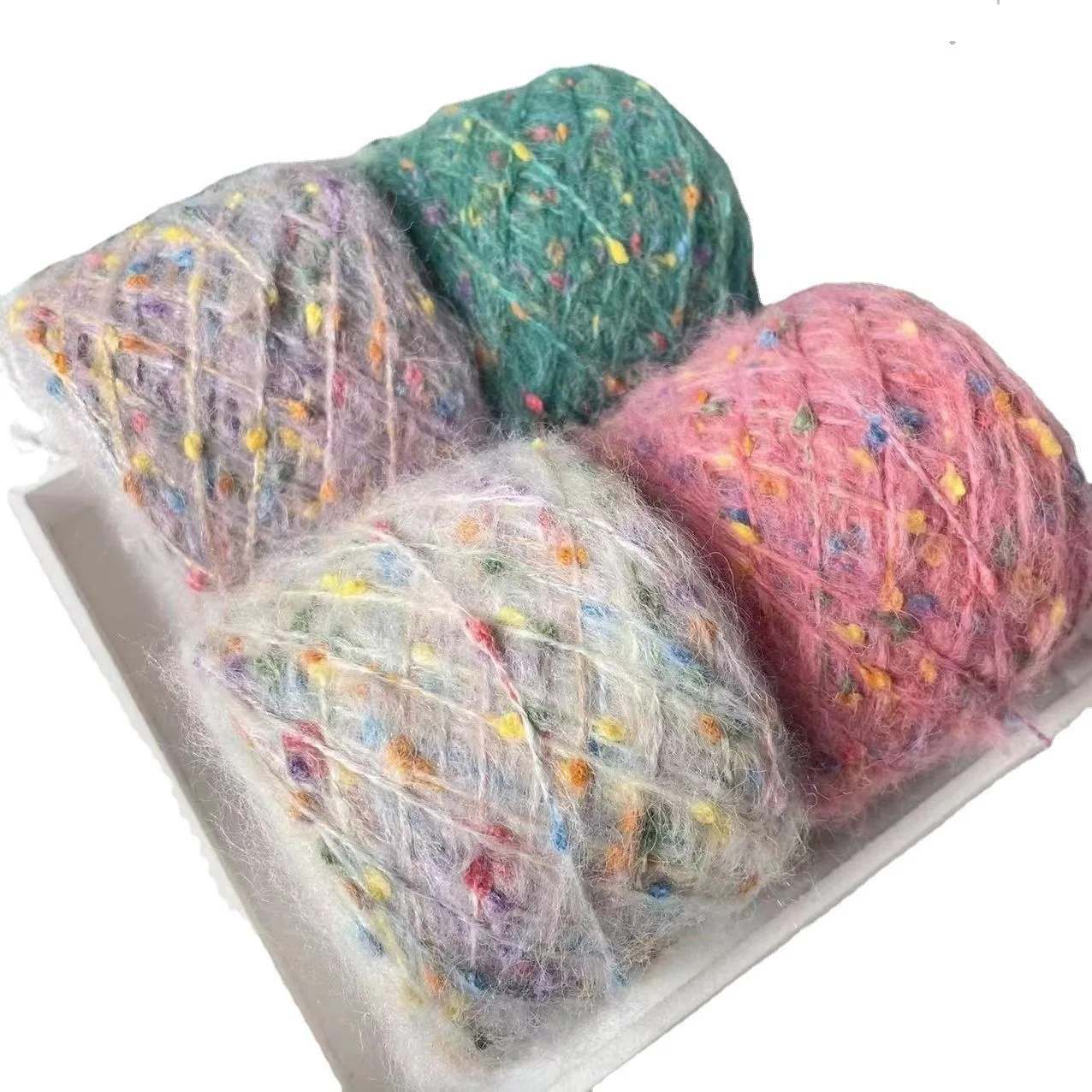 50 г пряжи из фасоли конский волос ручная смешанная пряжа шарик грубая вязаный