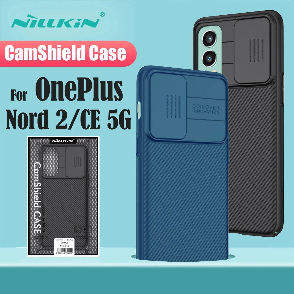 

Для OnePlus Nord 2 / CE 5G чехол NILLKIN CamShield чехол Lens тонированная защита для телефона для One Plus Nord 2 слайд-камера
