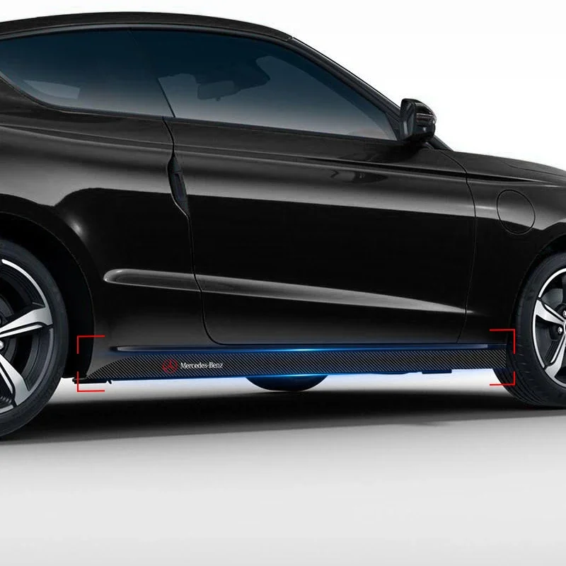 2 шт. наклейка на боковую полоску дверь автомобиля виниловая кузов Стайлинг для