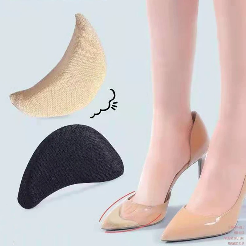 Sponge Forefoot Insert Pads for Women High Heels Accessories for Shoes Toe Plug Pain Relief Foot Pads Reduce Shoe Size Filler