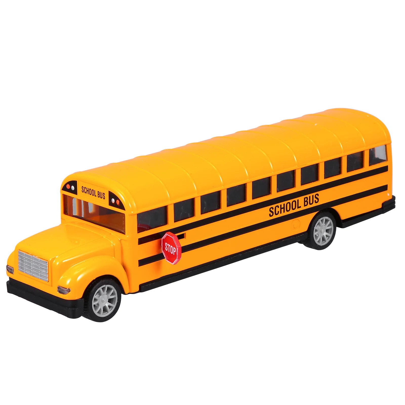 

School Bus Model, Die Cast Back Vehicles Cars 8 46In Educational Gift for Kids