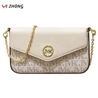 yizhong chain women small shoulder bag leather female square bag luxury designer ladies large messenger bag printed underarm bag