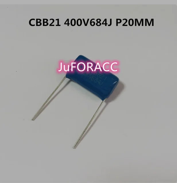 Новый и оригинальный пленочный конденсатор для CBB21 400V684J 680nF 0 68 мкФ P = 20 мм