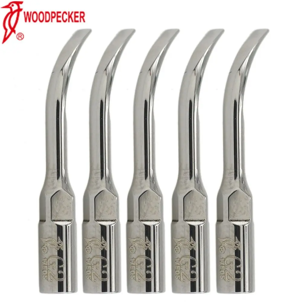 5PCS Original Woodpecker Scaler Tip G2 Dental Ultrasonic Scaling EMS Compatible