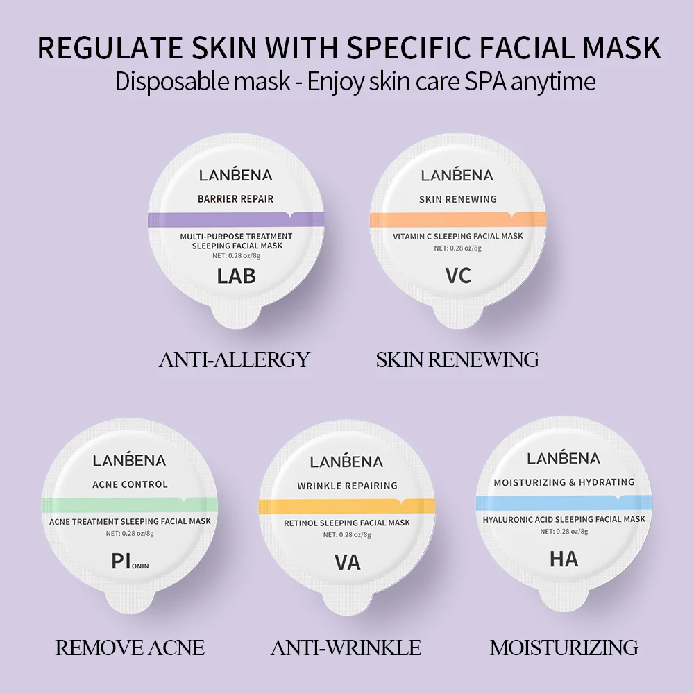 3 шт. увлажняющая маска для лица сна |