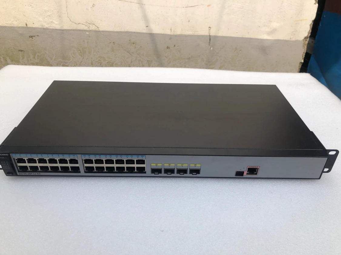 

used Huawei S5700-28P-LI-AC S5700S-28P-LI-AC S5720S-28P-LI-AC switch, router