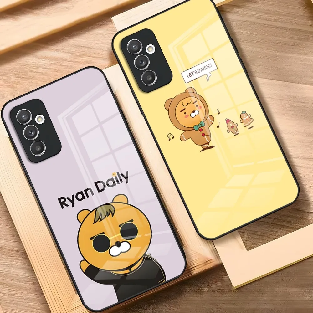 Чехол для телефона с рисунком льва Для Samsung A52 A71 A21 A54 A20 A12 Galaxy A34 A14 Райан A32 M14 S24 S23 S22