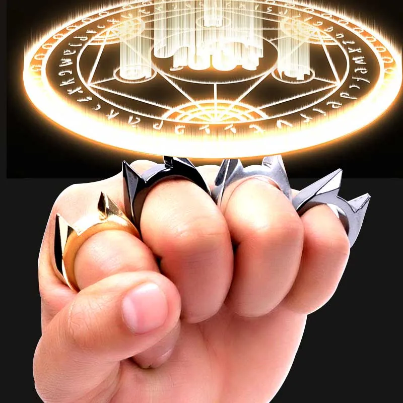 

Brass Cat Knuckles For Self-Defense Puller Ring Hidden Tuercas Knife With Click Aot Ait Hexagonal Ring For Men Woman Gift Bulk