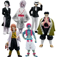 anime demon slayer figure himejima kyoumei kibutsuji muzan rui sabito enmu akaza pvc action figure collectible model toys gifts