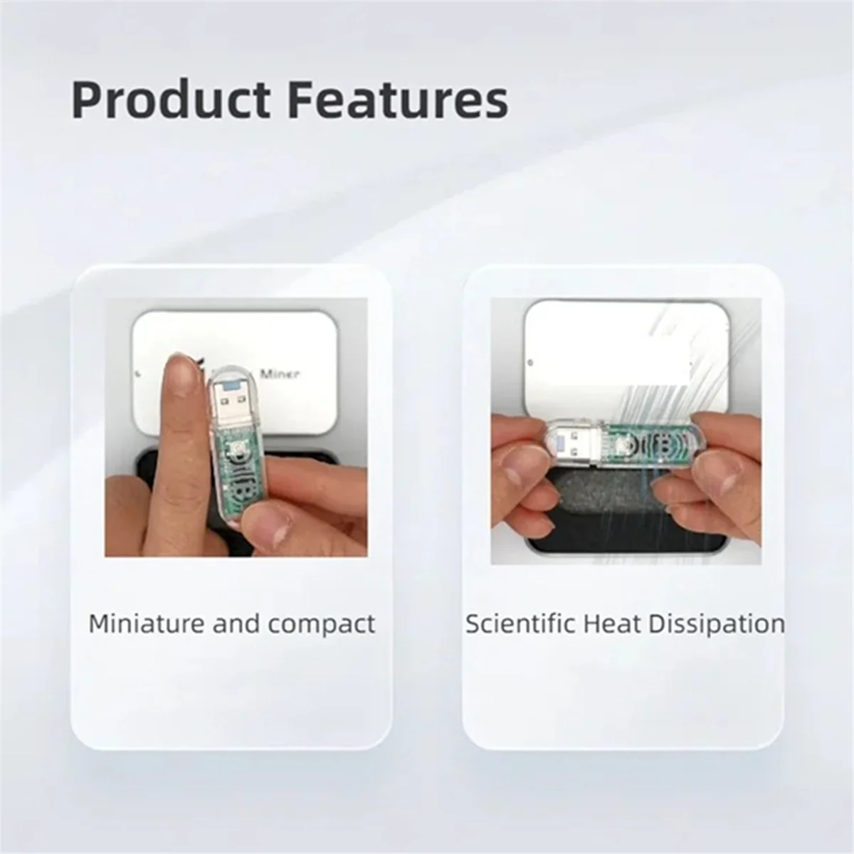 3 шт. Lucky Miner V3 Btc Silent Machine Usb Mining LV03 74KH/S Mini Asic Home