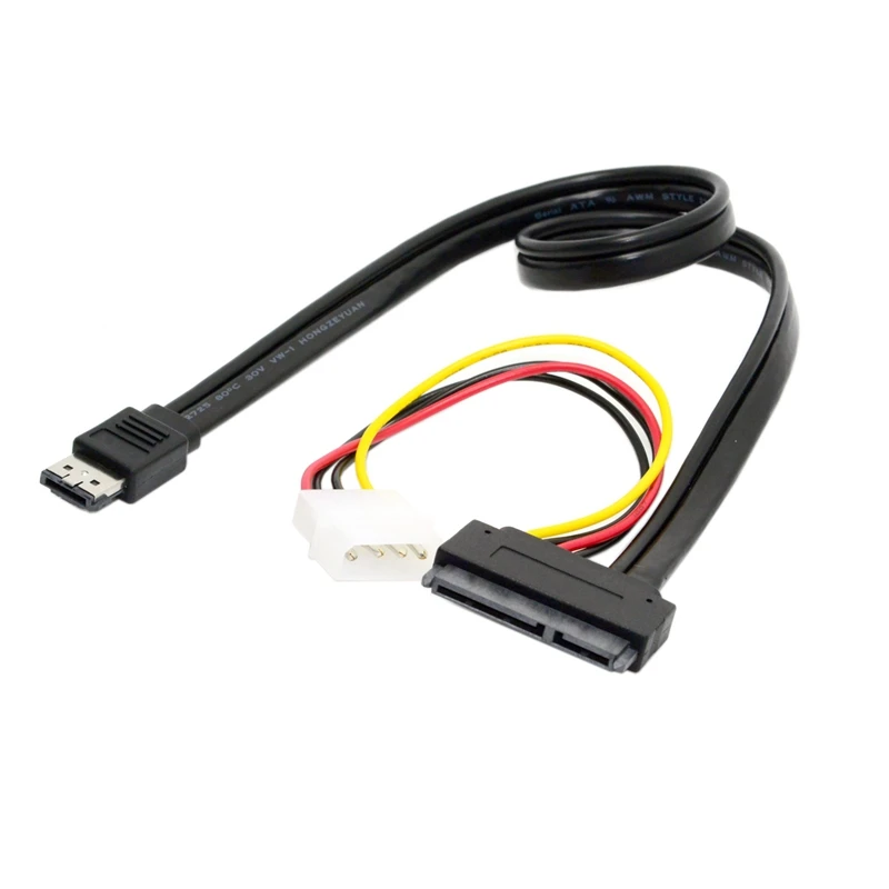 

ESATA Power ESATA Combo To SATA 22Pin & IDE 4Pin 5V 12V Cable Adapter For 3.5 Inch 2.5 Inch Hard Disk Data Cable 50Cm
