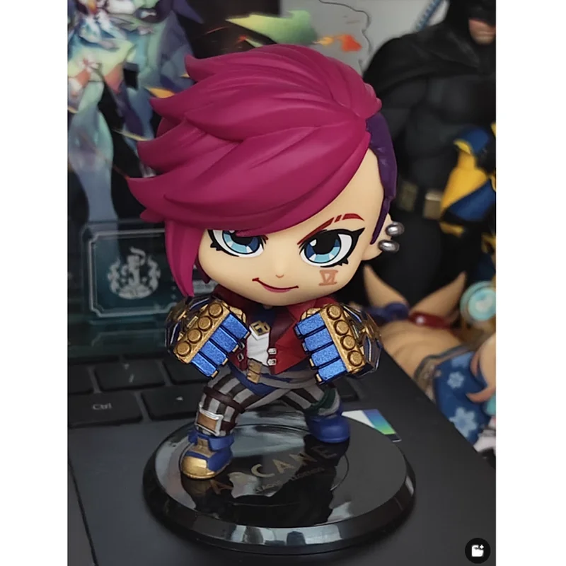 Подлинная лига легенд: ARCANE Twin Cities Battle Jinx Vi COSBABYS Мини-коллекция милая фигурка