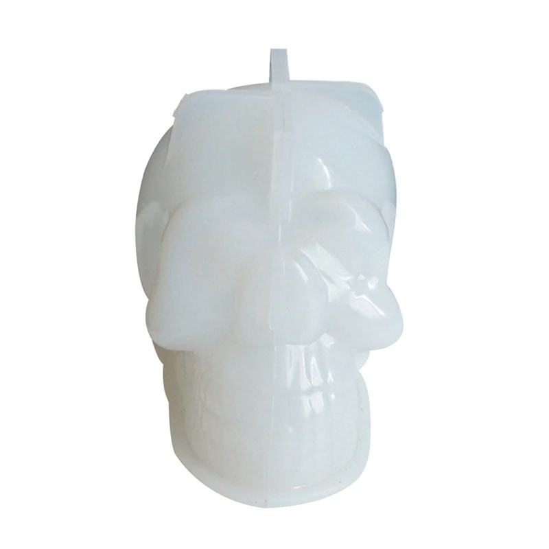 Promotion! 3D Big Skull Candle Mould Aromatherapy Soap Making Silicone Handmade Gift DIY Craft |