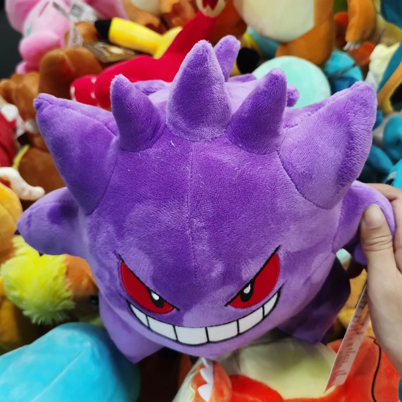 Оригинальная плюшевая игрушка Gengar 24 см Покемон милая мультяшная Плюшевая Кукла