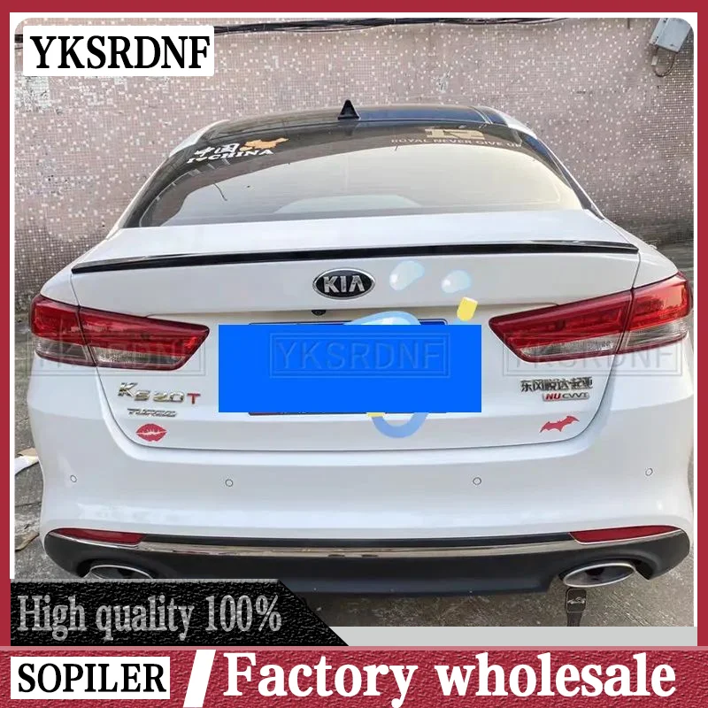 

Автомобильные аксессуары, задний спойлер из АБС-пластика на крышу багажника, задний спойлер на крышу для Kia K5 Optima 2016