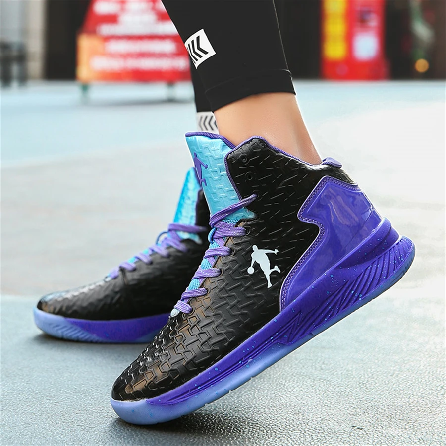 New Jordans Men Basketball Shoes Breathable Anti-slip Basketball Sneakers Men Lace-up Sports Shoes Gym Ankle Boots Basket Homme