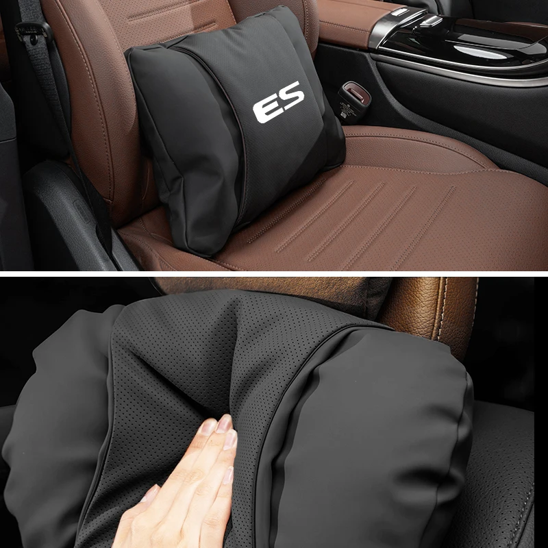 Car Seat Headrest Lumbar Cushion Jelly Layer Double Neck Protection For Lexus CT200h ES250 ES300h IS250 IS200 GS300 GS46