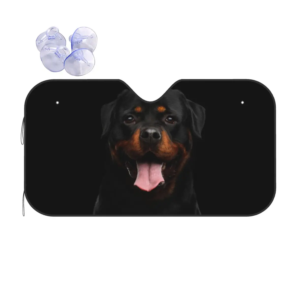 

Rottweiler Dog Fashion Windshield Sunshade 76x140cm Animal Dogs Lover Foils Car Window Windscreen Cover Front Window Cover