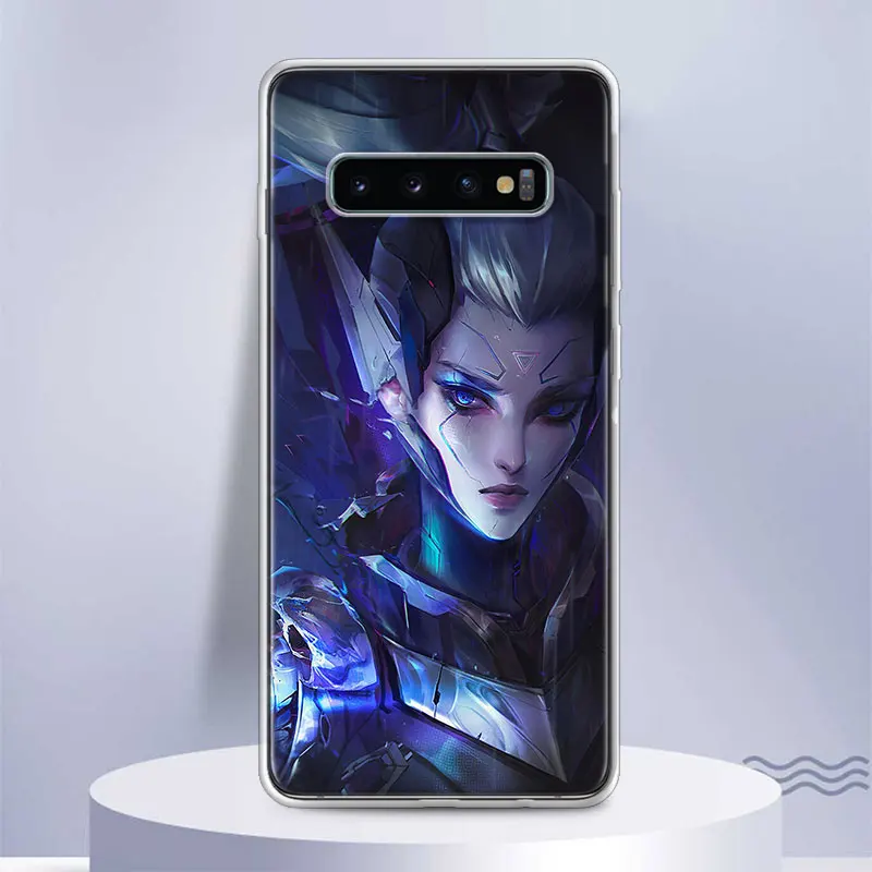 Чехол для телефона League Hero Games Akali из мягкого силикона для Samsung Galaxy S23 S22 Ultra S21 S20 FE S10 Plus S10E S9 S8 + S7 Edge.