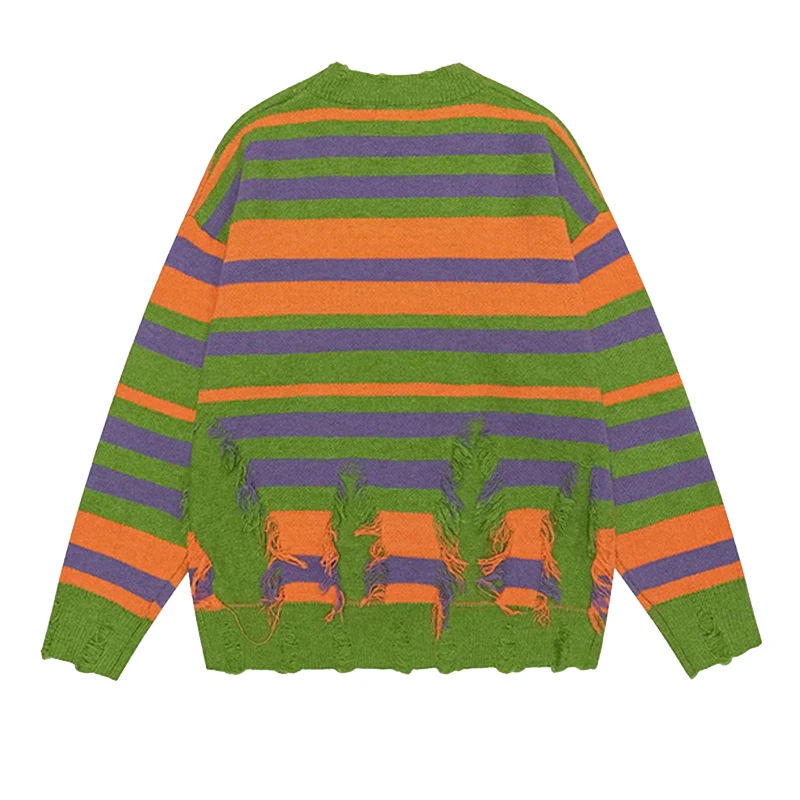 y2k2024 осенне-зимний теплый вязаный свитер в стиле Харадзюку уличная одежда