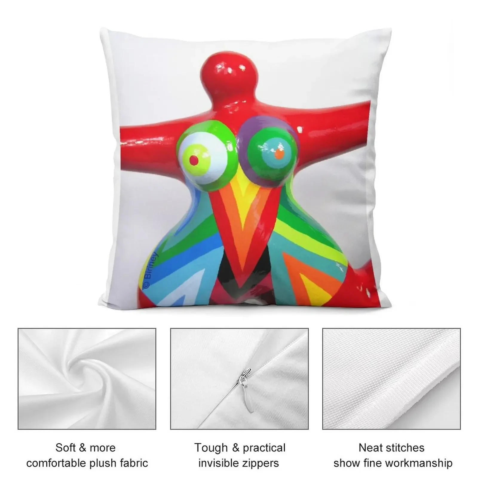 Red Nana Biriney — от Ники де Святого Палле авторский дизайн Biriney. Осенняя наволочка.