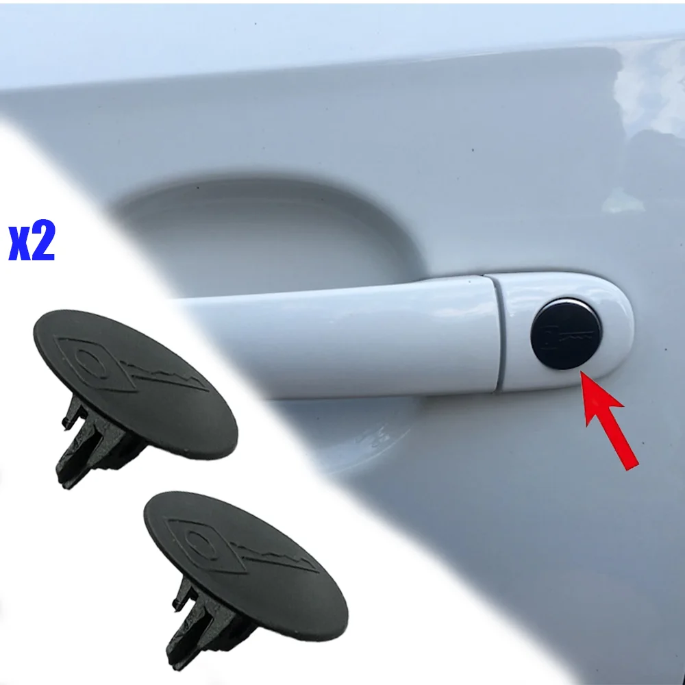 

2 шт. новый для Citroen C4 I II 2004-2020 Grand C4 Picasso, дверная ручка автомобиля, крышка отверстия для ключа, заглушка, накладка, зажим, пылезащитный, нержавеющий