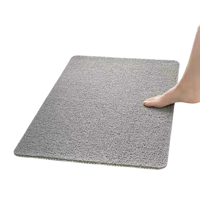 

Shower Mat Non-Slip Comfortable Bathtub Mat With Drainage Device PVC Loofah Waterproof Floor Mats For Wet Areas